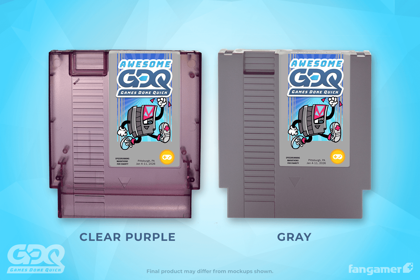 AGDQ 2026 Limited Edition NES Cartridge