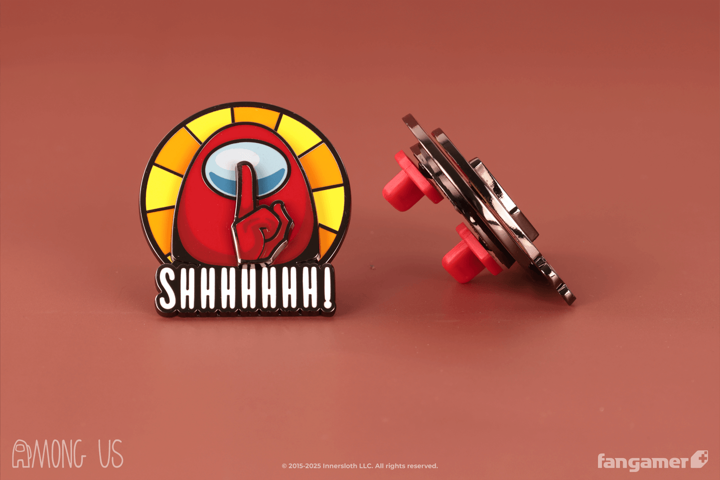 Shhhhhhh! Spinning Pin