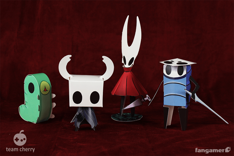 Hollow Knight Papercraft Set