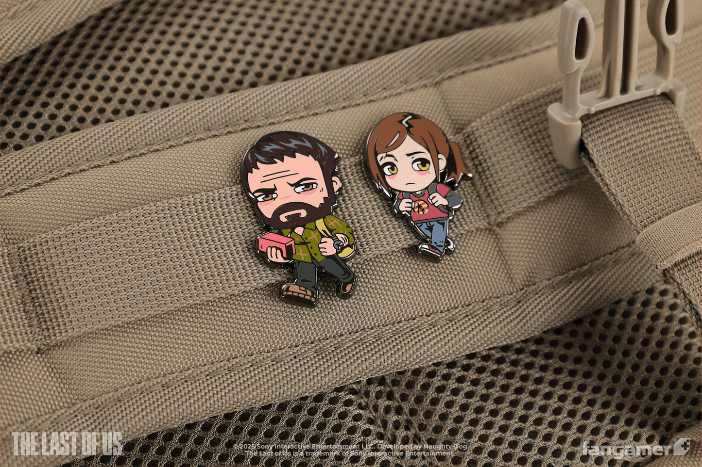 Joel and Ellie Pin Set