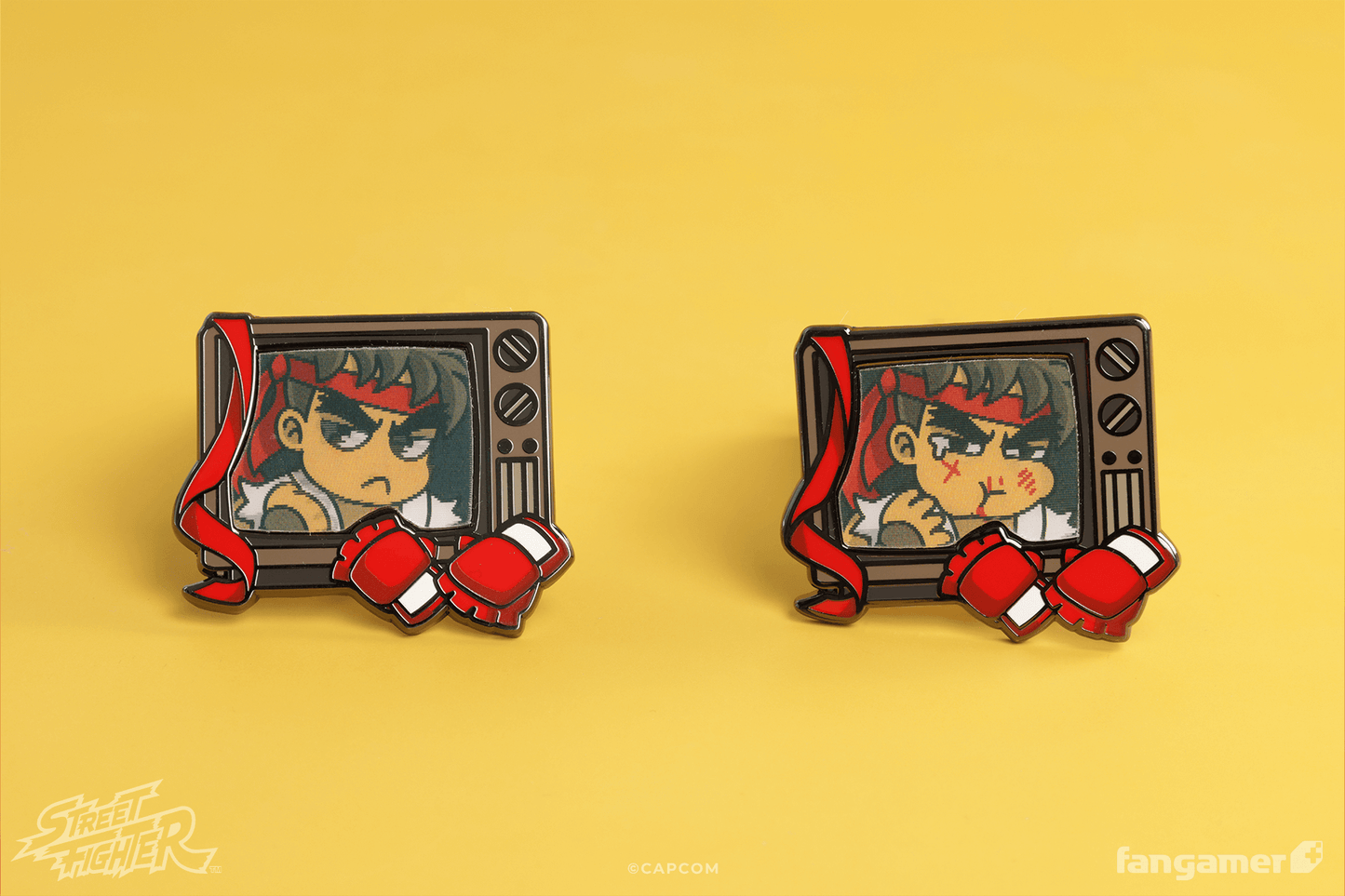 Street Fighter Buddies Lenticular Pin: Ryu