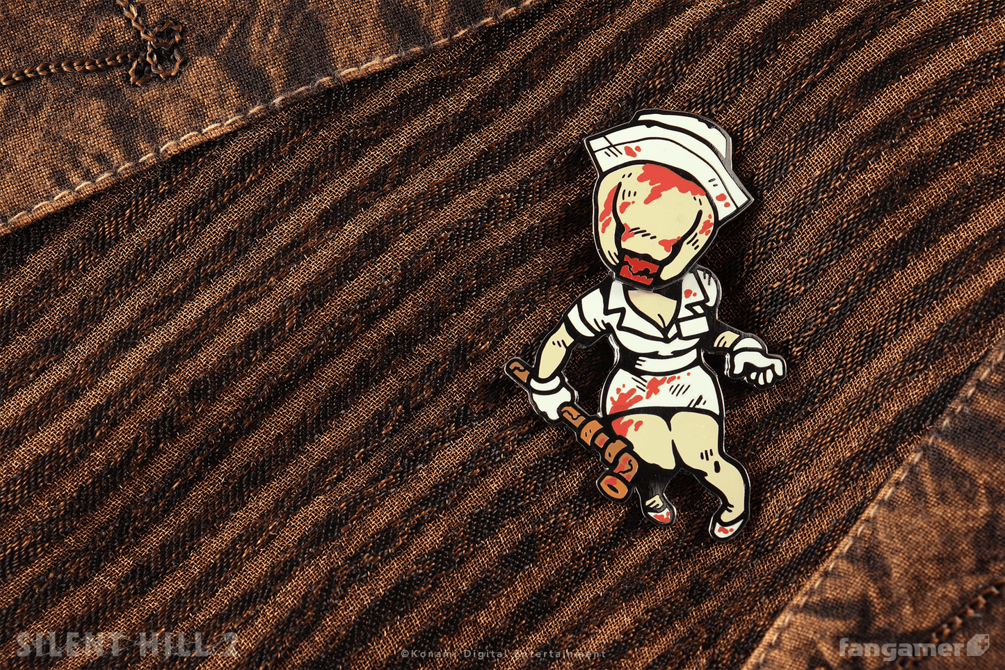 Bobblehead Nurse Pin