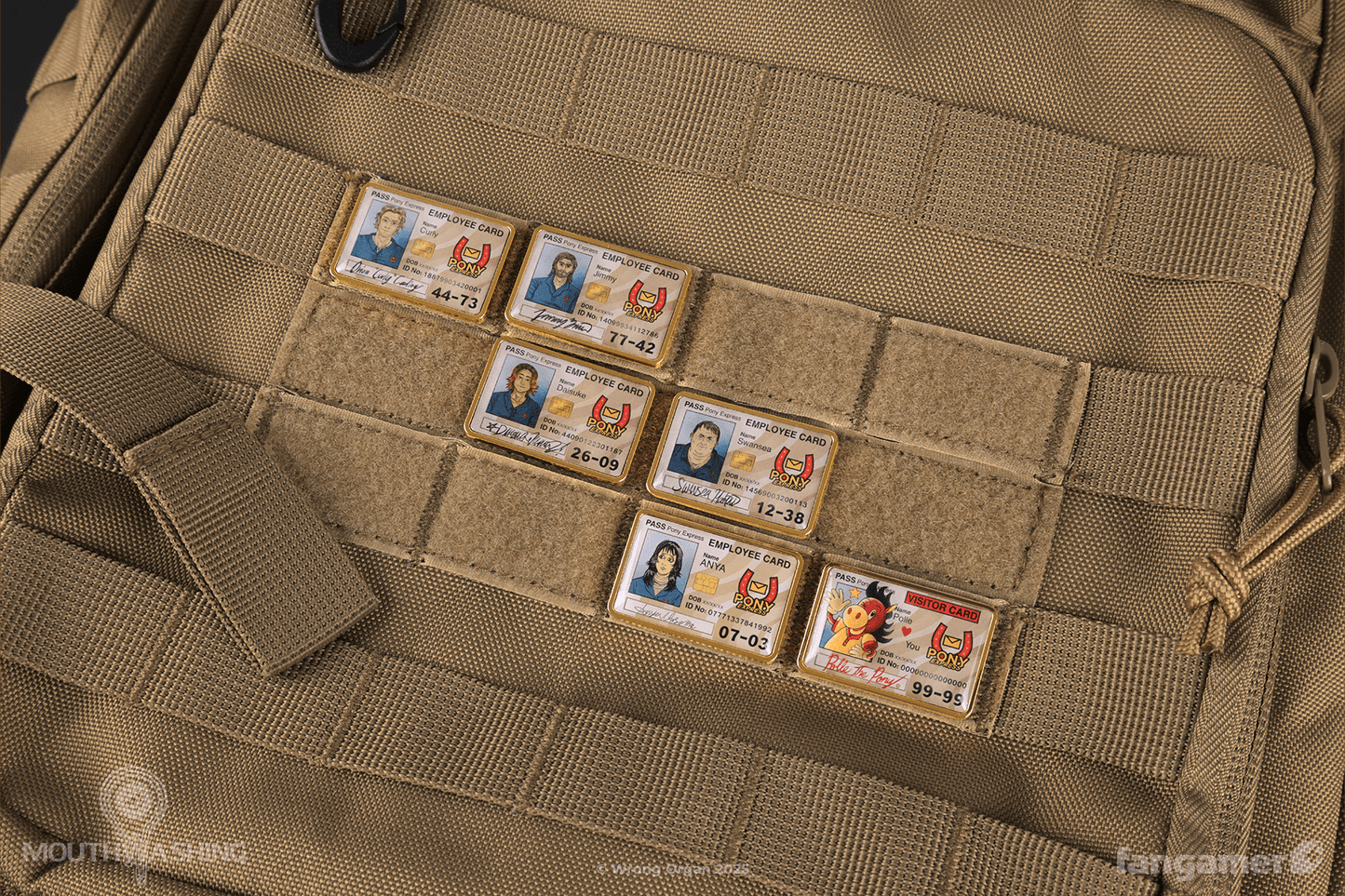 Anya and Polle ID Card Pin Set