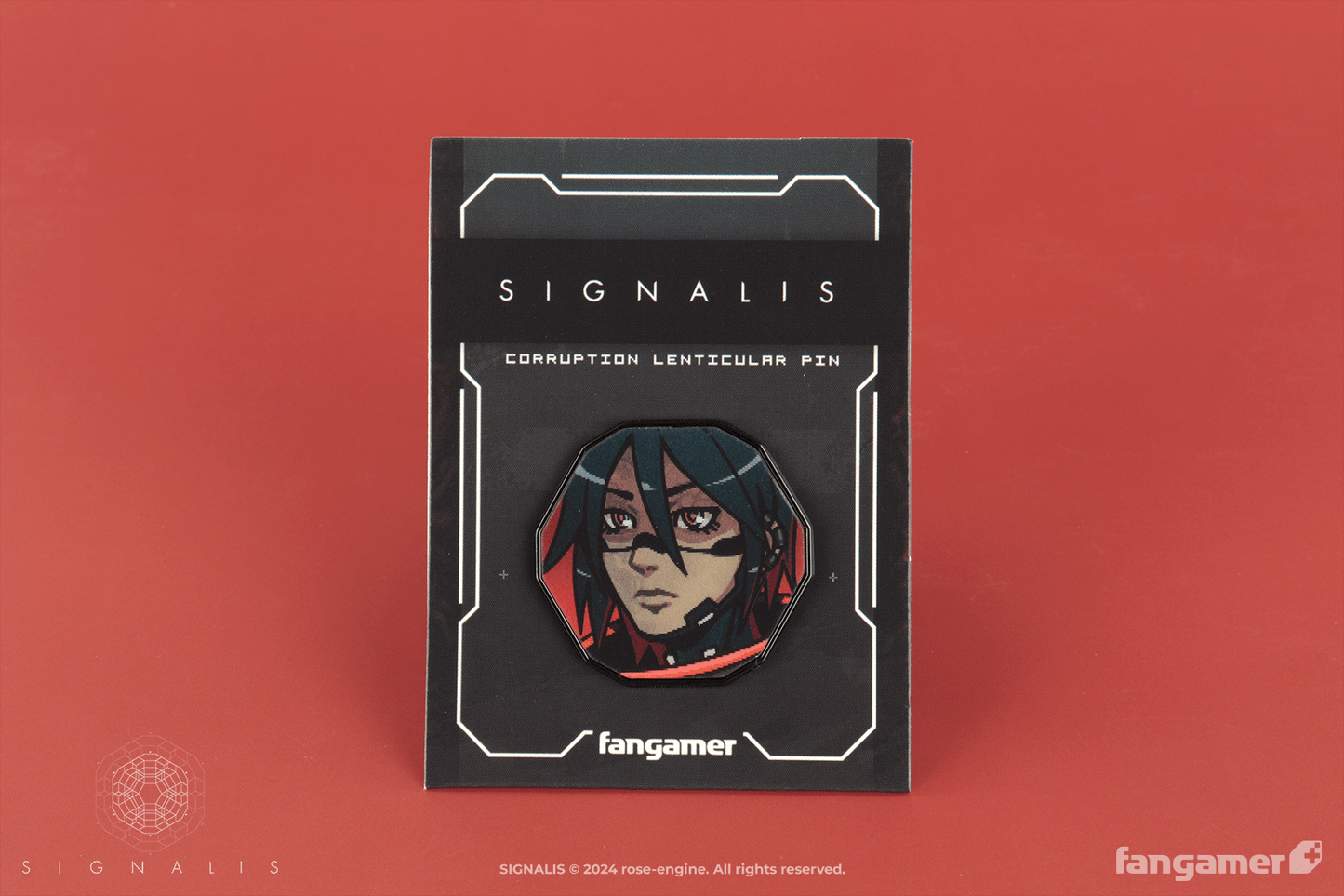 Corruption Lenticular Pin