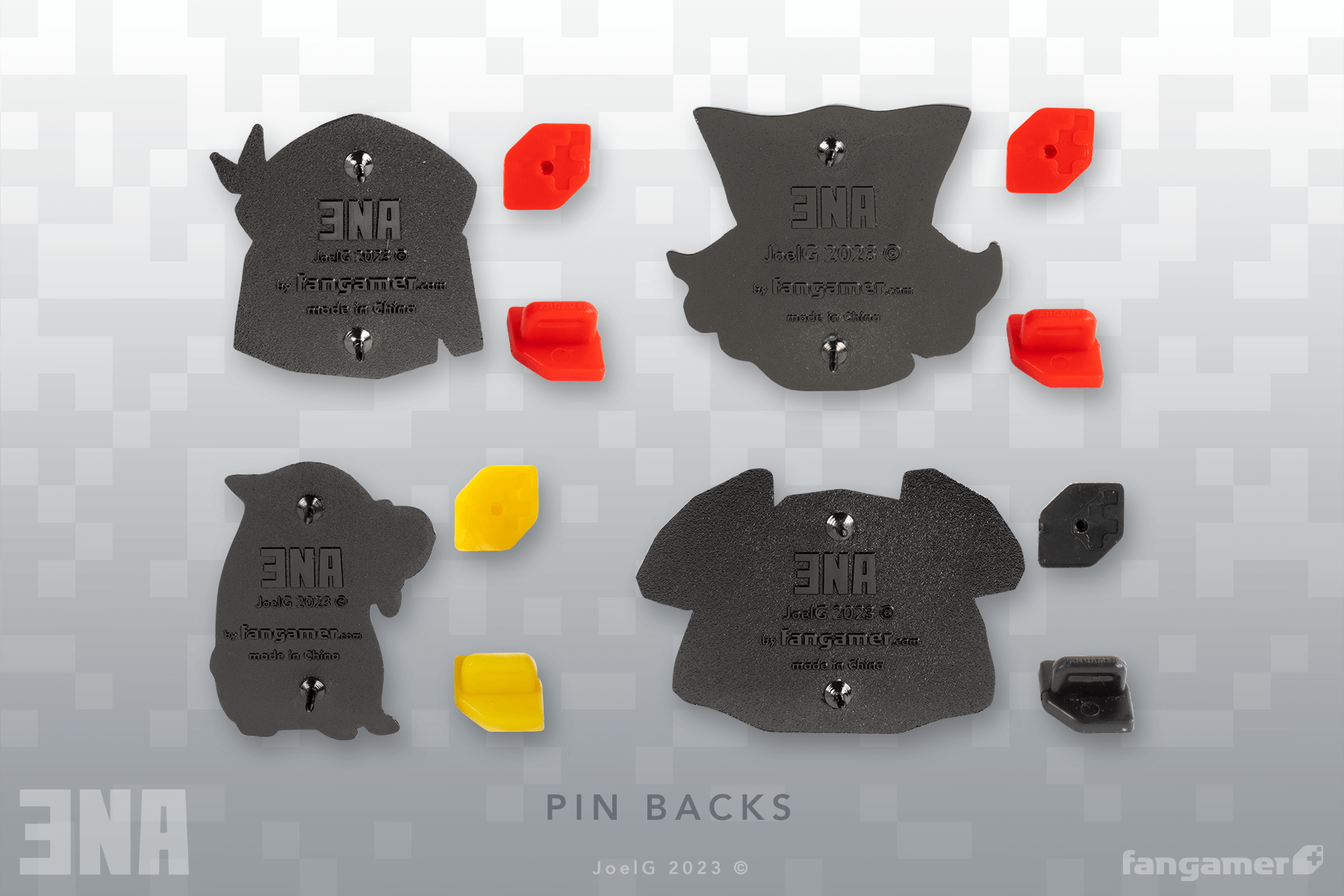 ENA Character Pin Set