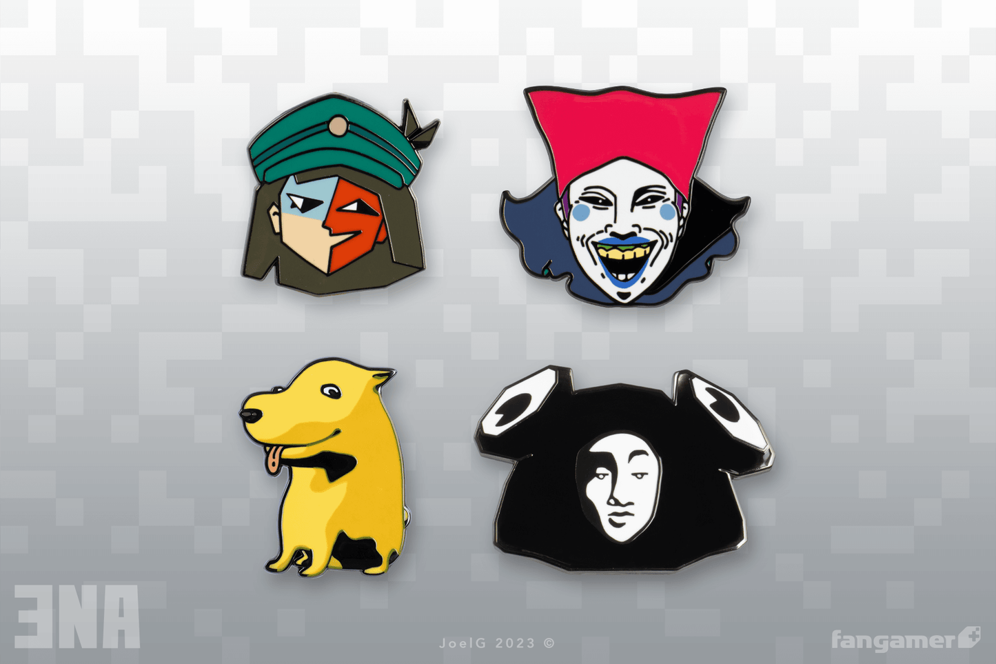 ENA Character Pin Set