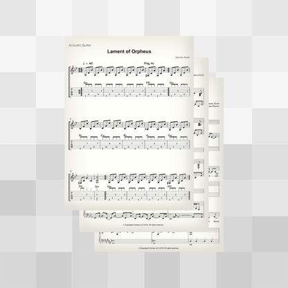 Supergiant Games Sheet Music