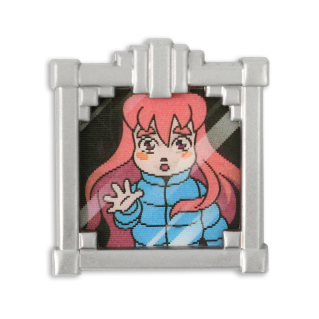 Double Mirror Lenticular Pin