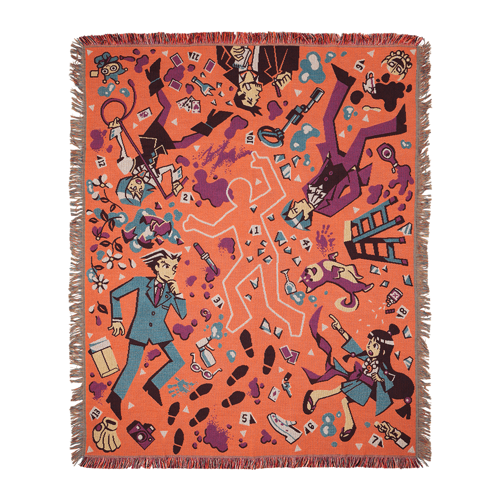 Crime Scene Throw Blanket
