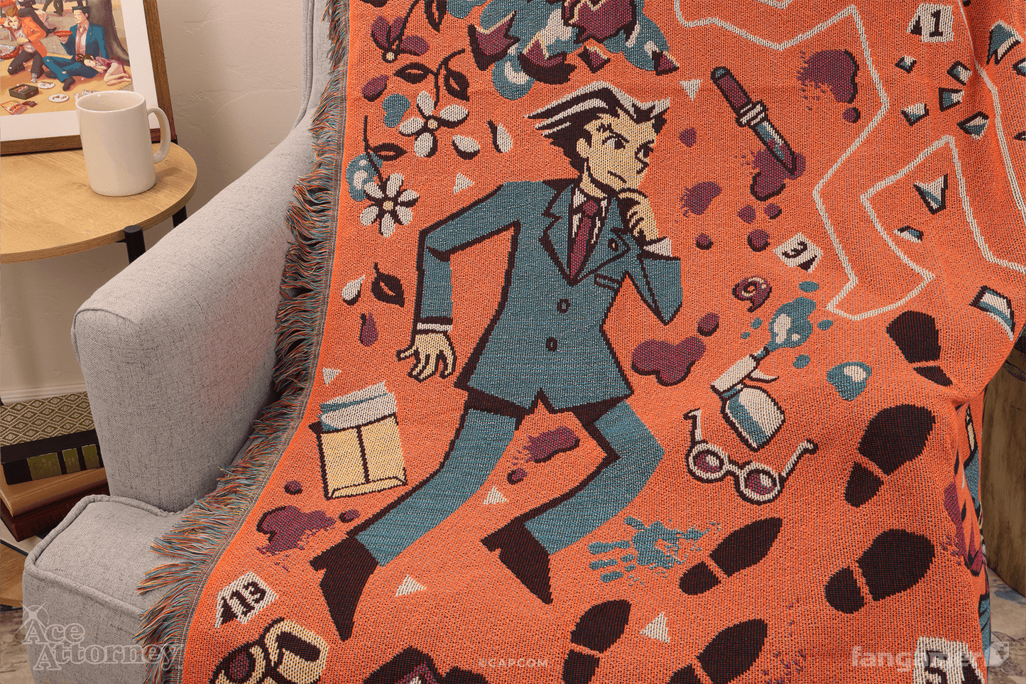 Crime Scene Throw Blanket