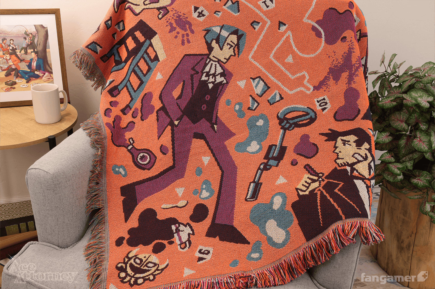 Crime Scene Throw Blanket