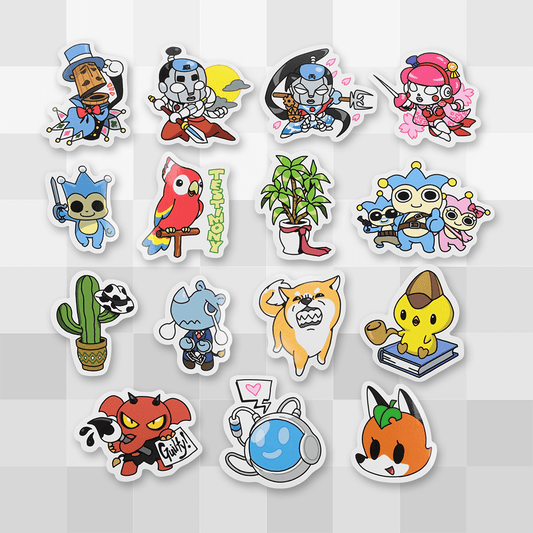 Criminally Cute Mascot Sticker Set