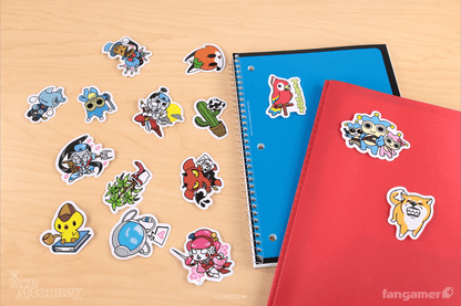 Criminally Cute Mascot Sticker Set