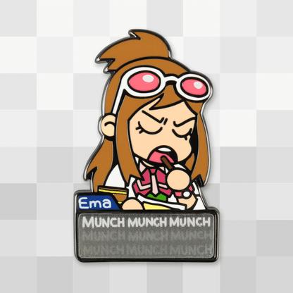 Snacking Ema Lenticular Pin