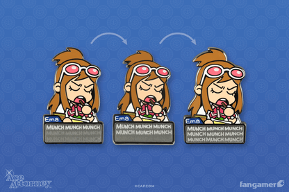 Snacking Ema Lenticular Pin