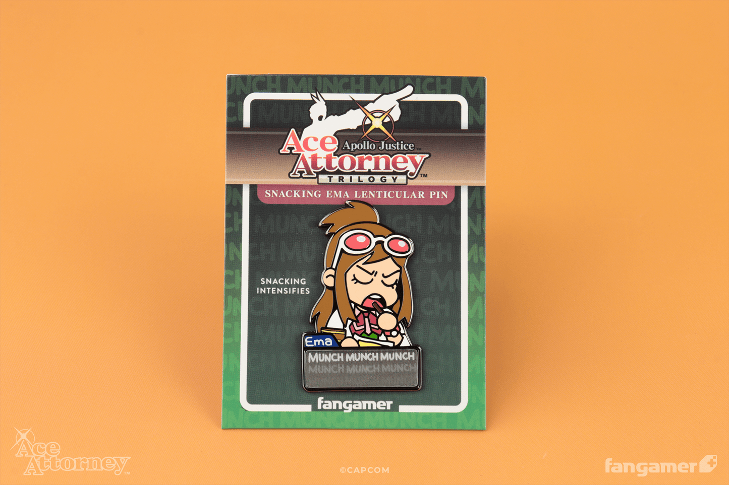 Snacking Ema Lenticular Pin
