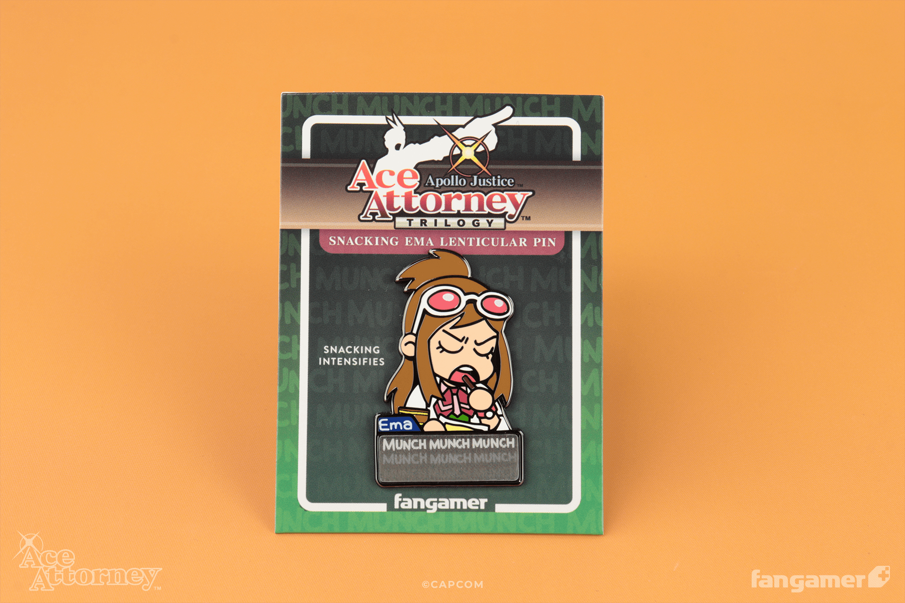 Snacking Ema Lenticular Pin