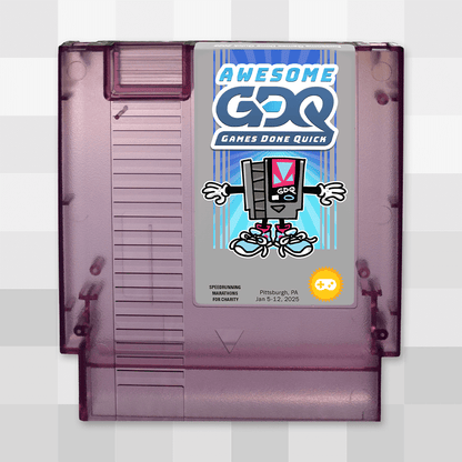 AGDQ 2025 Limited Edition NES Cartridge