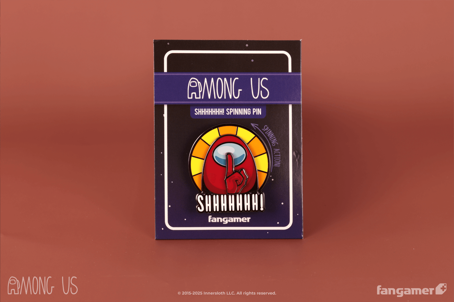 Shhhhhhh! Spinning Pin