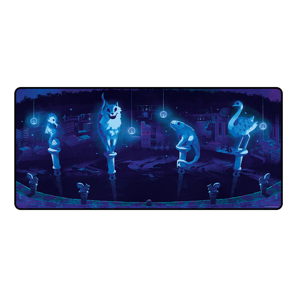 Effigies in the Depths Desk Mat