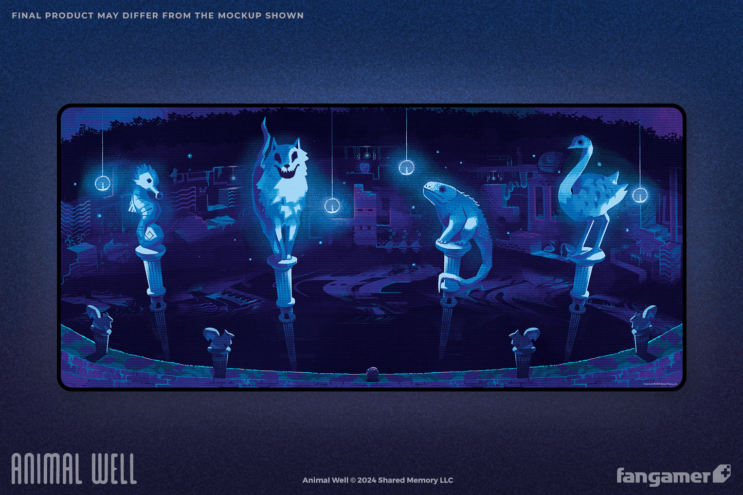Effigies in the Depths Desk Mat