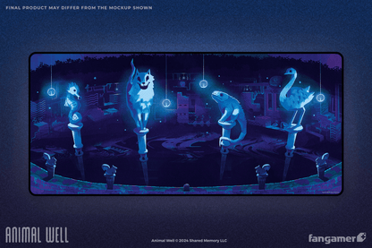 Effigies in the Depths Desk Mat