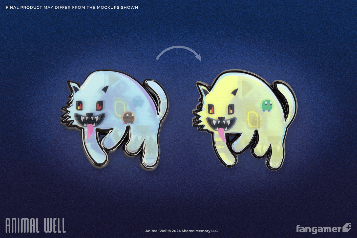 Ghost Lenticular Pin