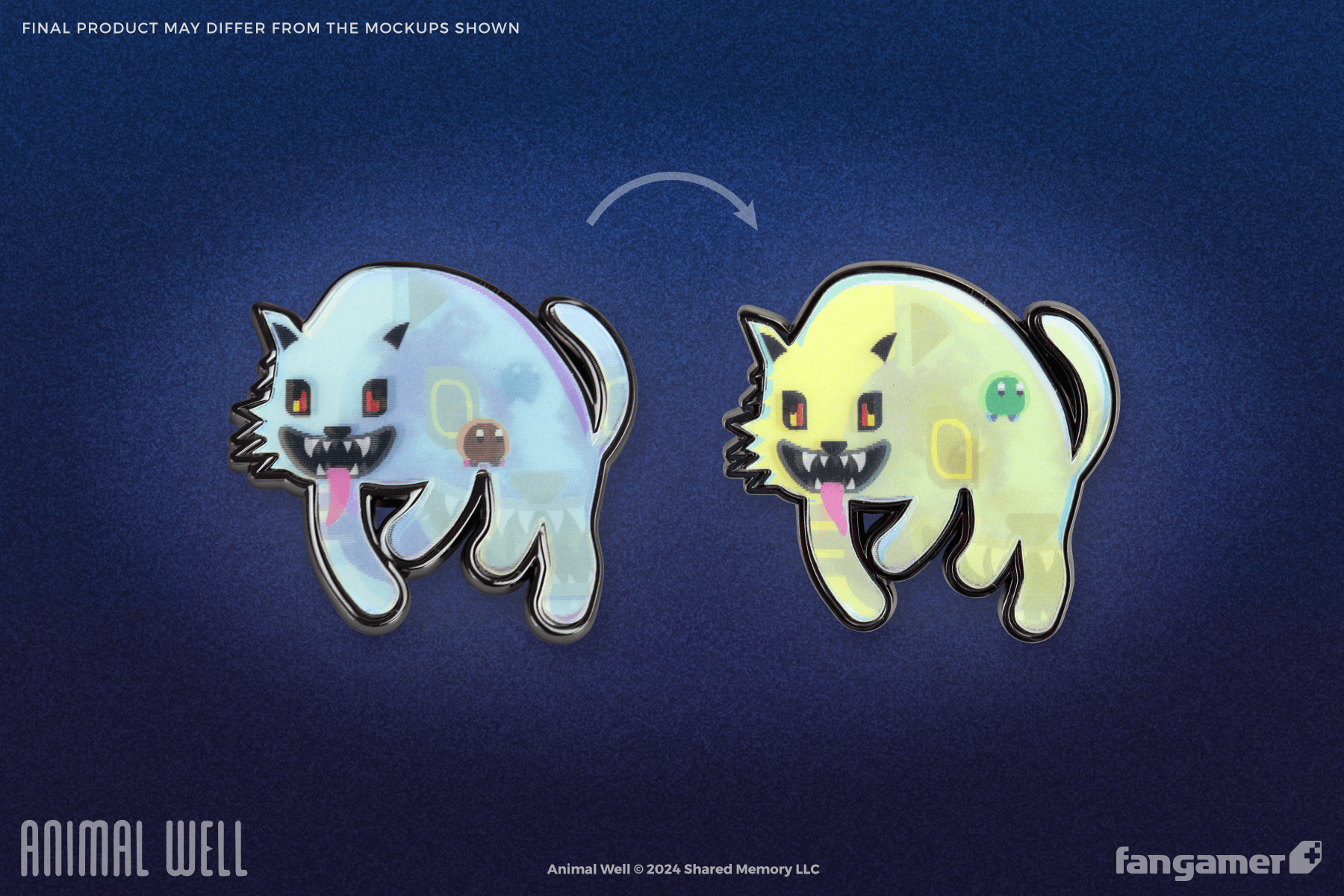 Ghost Lenticular Pin