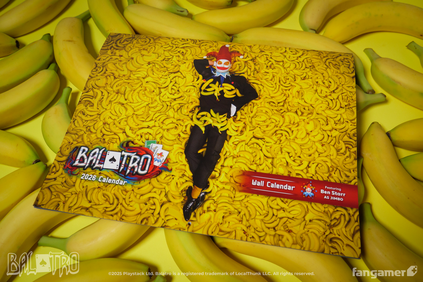 Balatro 2026 Wall Calendar