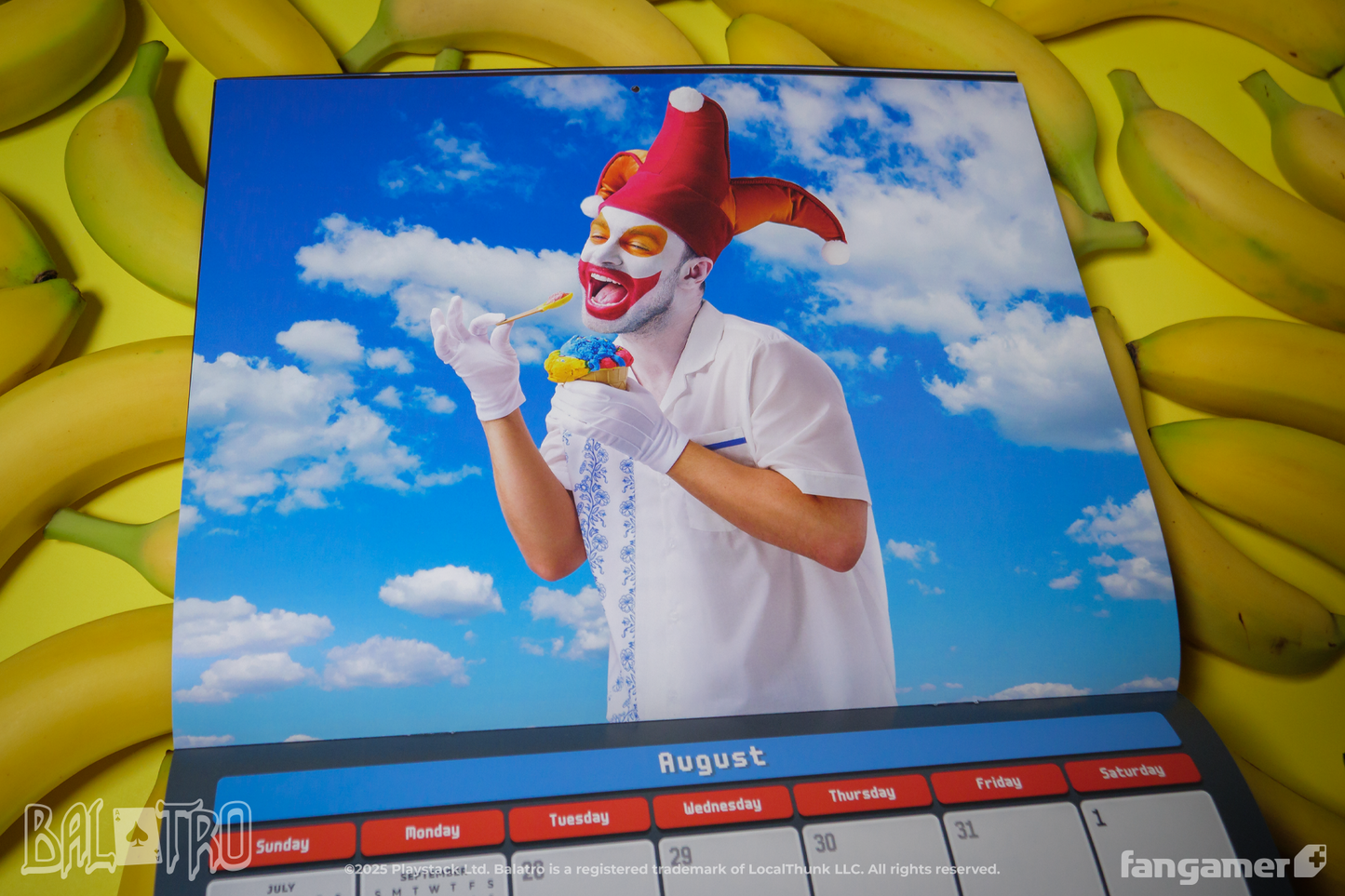 Balatro 2026 Wall Calendar