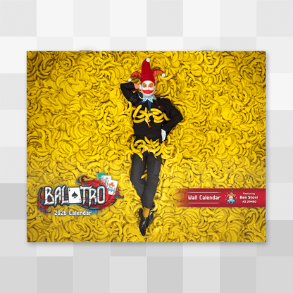 Balatro 2026 Wall Calendar