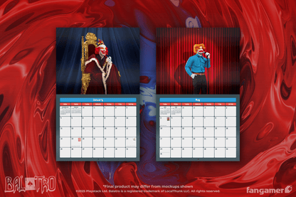 Balatro 2026 Wall Calendar