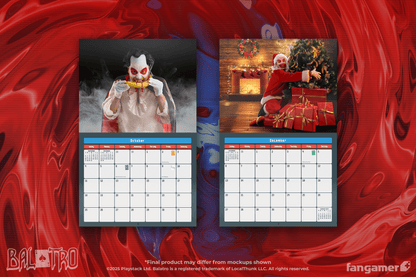 Balatro 2026 Wall Calendar