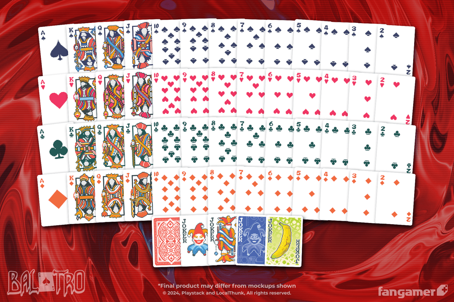 Balatro Playing Card Deck