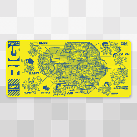 Rig Cross-Section Desk Mat