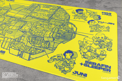 Rig Cross-Section Desk Mat