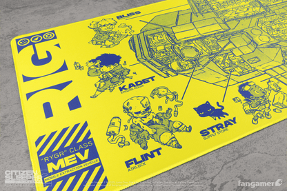 Rig Cross-Section Desk Mat
