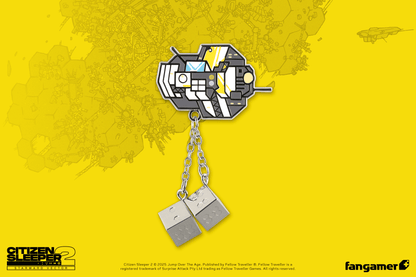The Rig Hanging Dice Pin