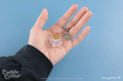 Cookie Clicker Clicker Cookie Keychain
