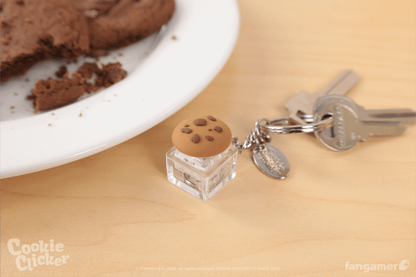 Cookie Clicker Clicker Cookie Keychain