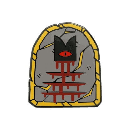 Commandment Stone Pin