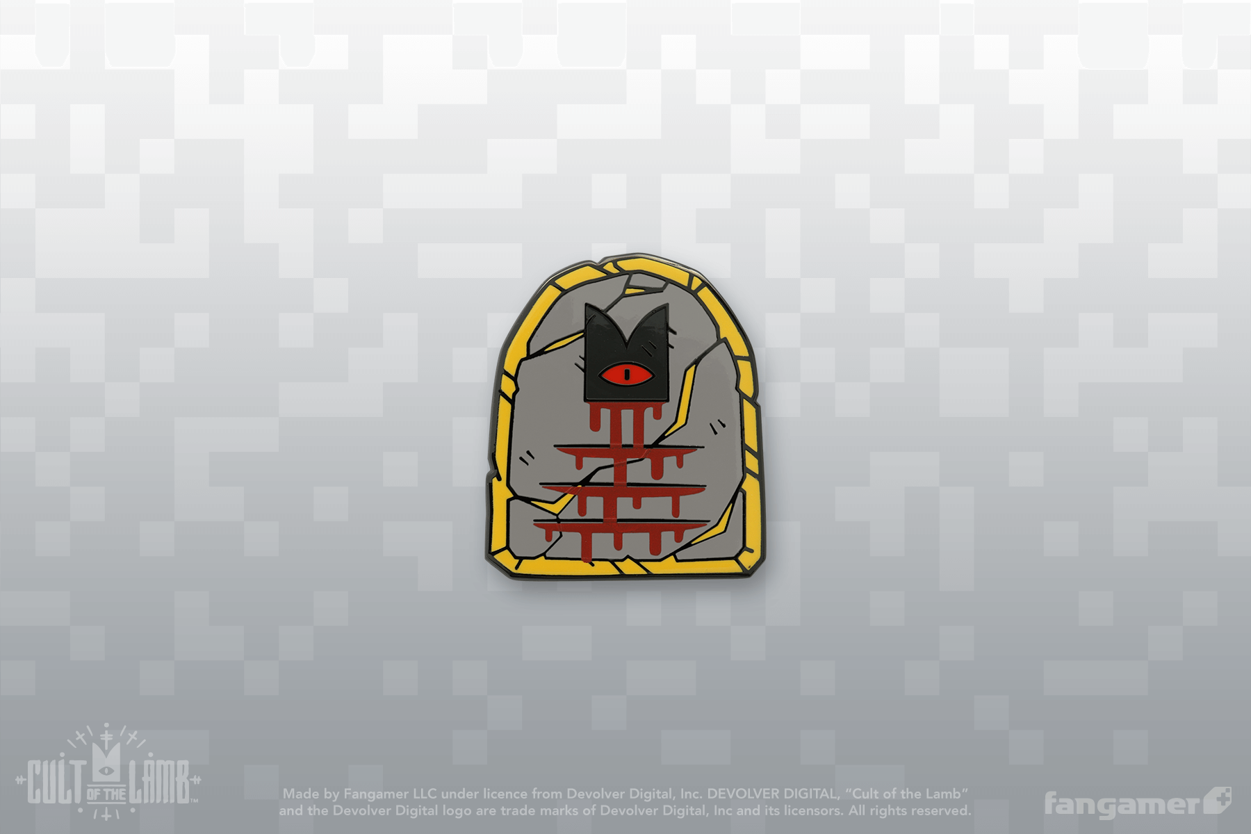 Commandment Stone Pin