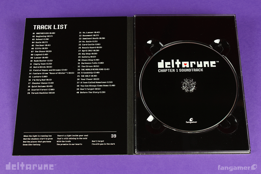DELTARUNE Chapter 1 CD Soundtrack
