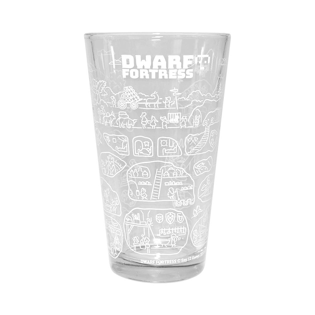 Fortress Cross-Section Pint Glass
