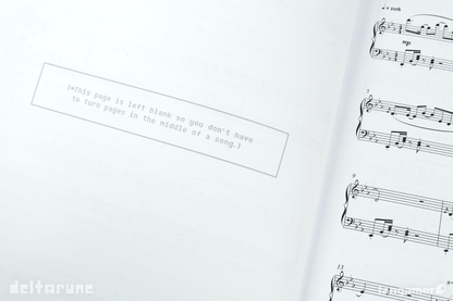 DELTARUNE Chapter 2 Piano Score Book