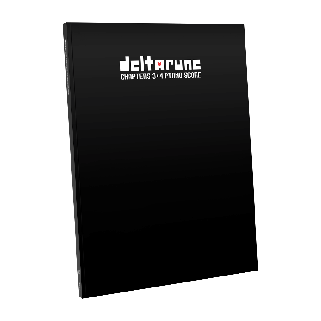 DELTARUNE Chapters 3+4 Piano Score Book