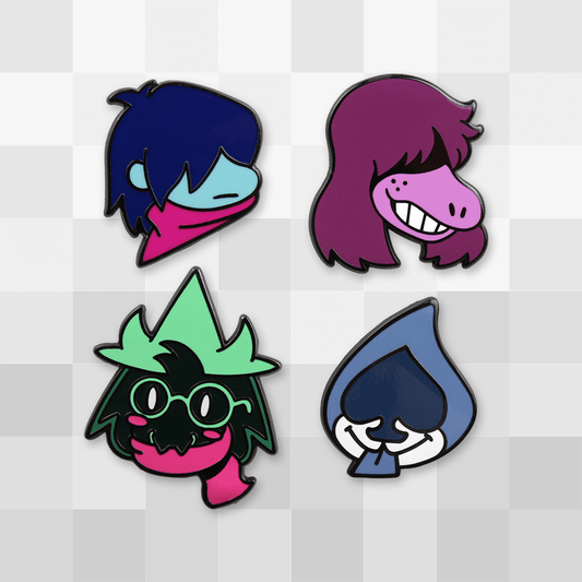 DELTARUNE Character Pin Set 1