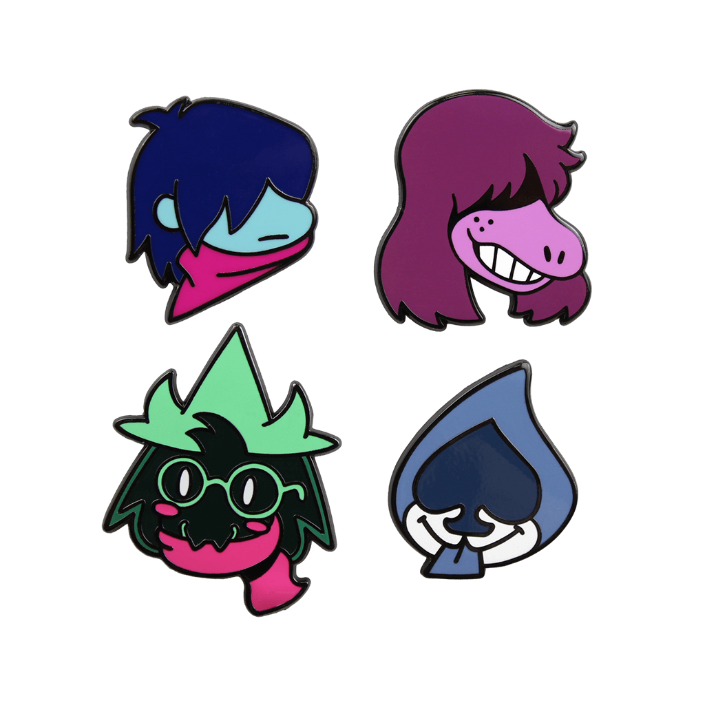 DELTARUNE Character Pin Set 1