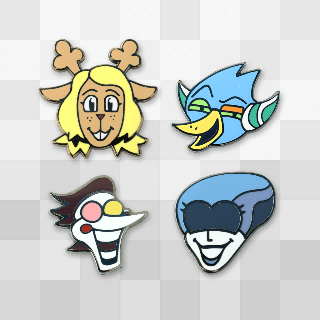 DELTARUNE Character Pin Set 3