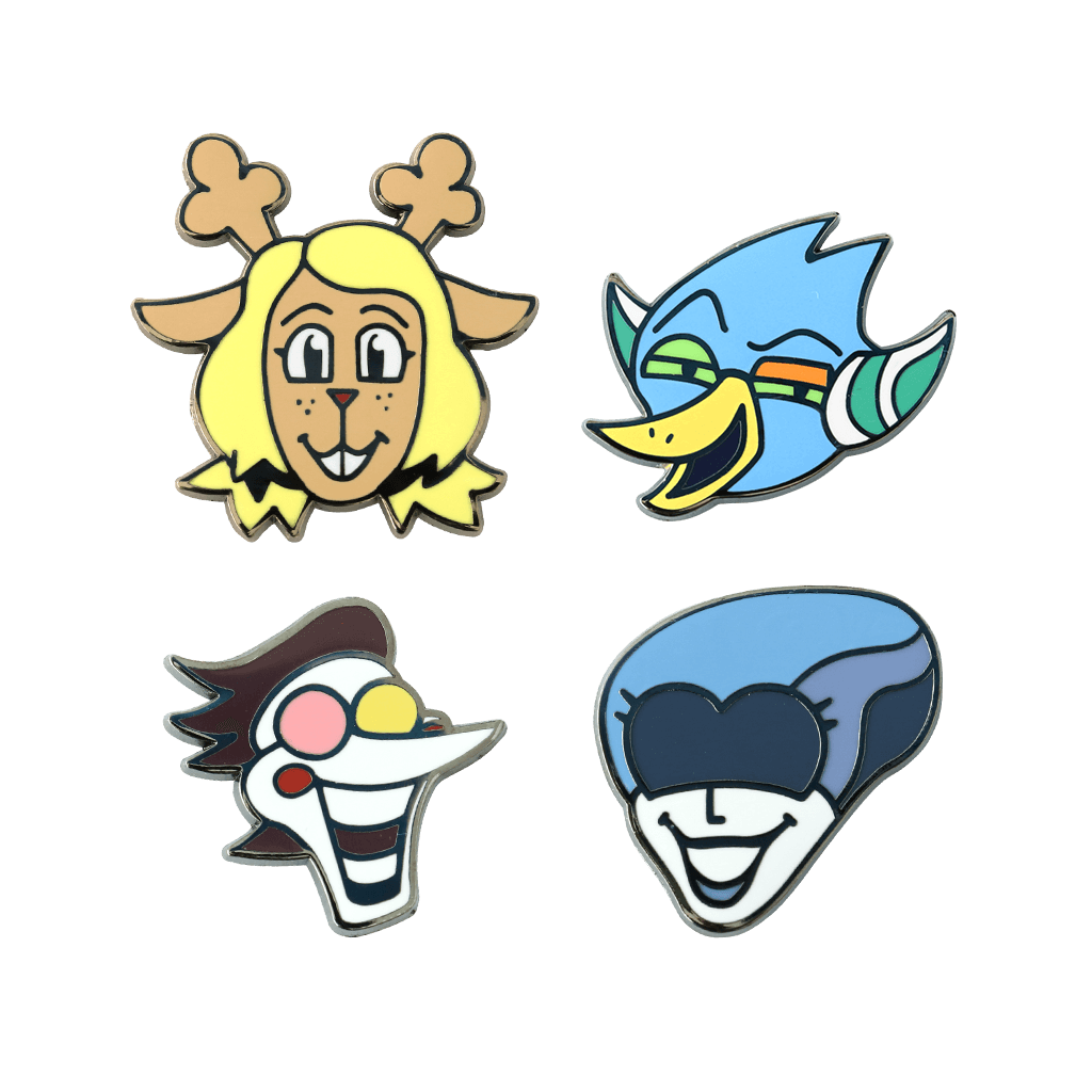 DELTARUNE Character Pin Set 3